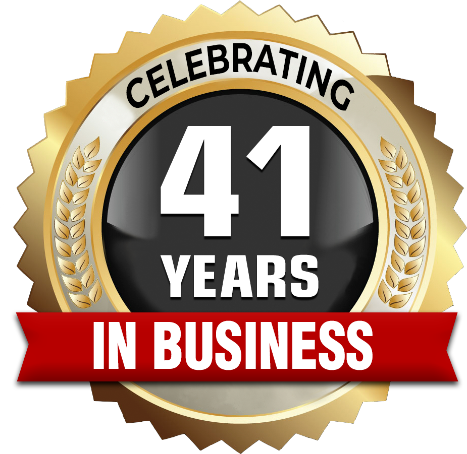 Celebrating 41 Years in Business